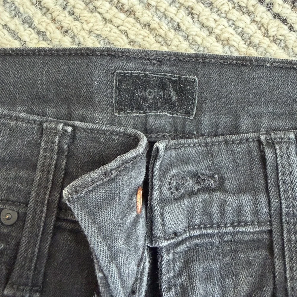 Mother High-Waisted Rider Ankle Jeans